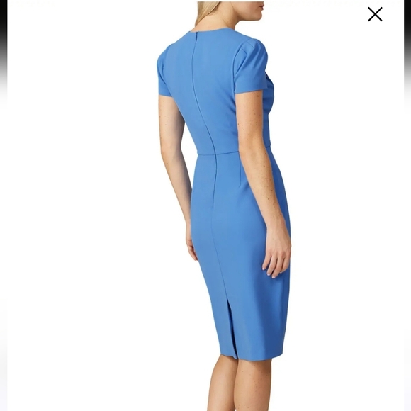 BADGLEY MISCHKA  Regatta Blue Sheath Midi Dress. Size 4 NWT - Picture 8 of 15